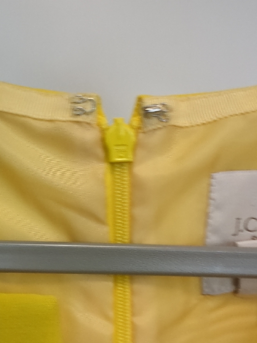 J. Crew Bright Yellow Sleeveless Midi Sheath Dress - Picture 6 of 11